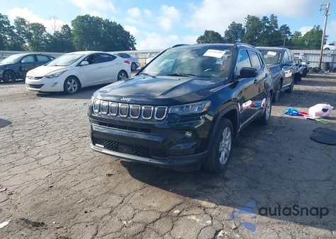 2022 Jeep Compass Latitude Fwd из США, поврежденный, VIN 3C4NJCBB3NT198540